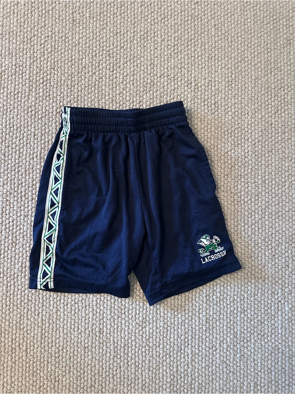 Boy’s Navy Lacrosse Athletic Shorts